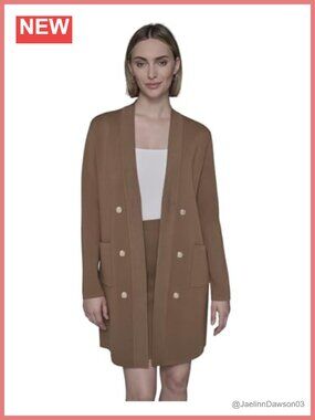 Long Sleeve Button Cardigan Sweater with Pockets